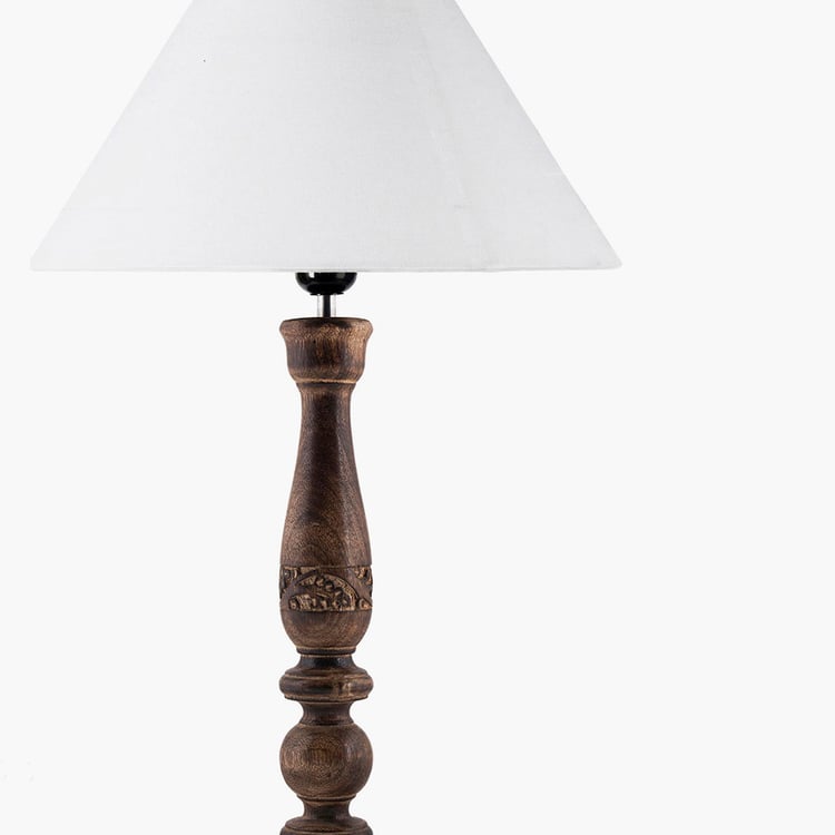 HOMESAKE Wooden Table Lamp