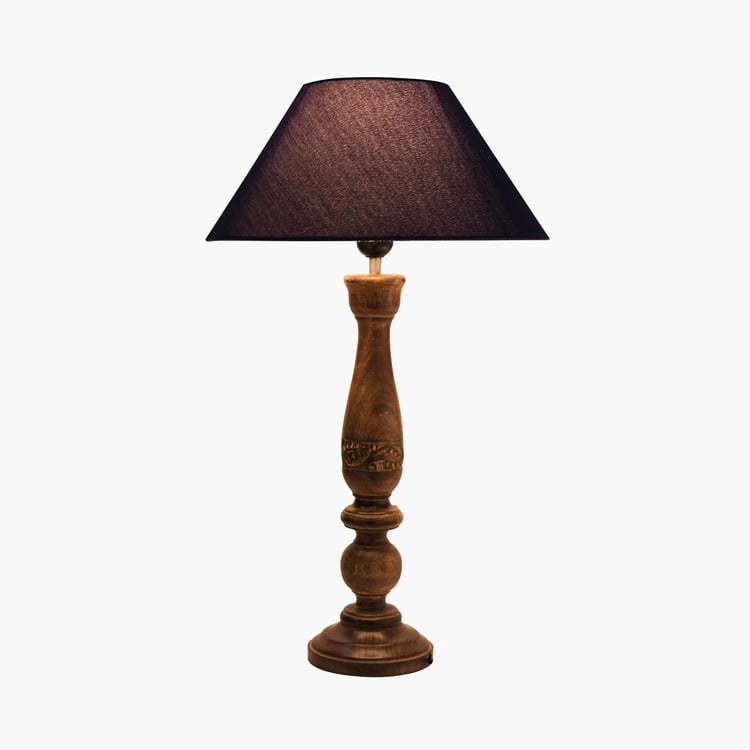 HOMESAKE Wooden Table Lamp