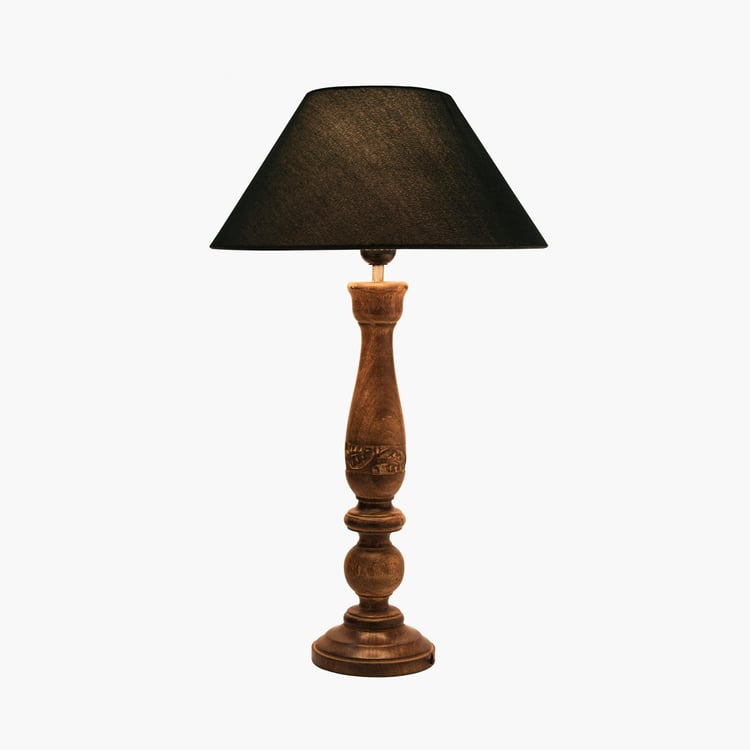 HOMESAKE Wooden Table Lamp