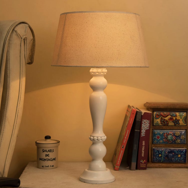 HOMESAKE Wooden Table Lamp