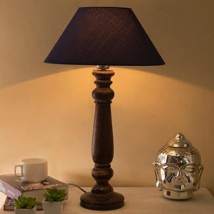 HOMESAKE Wooden Table Lamp