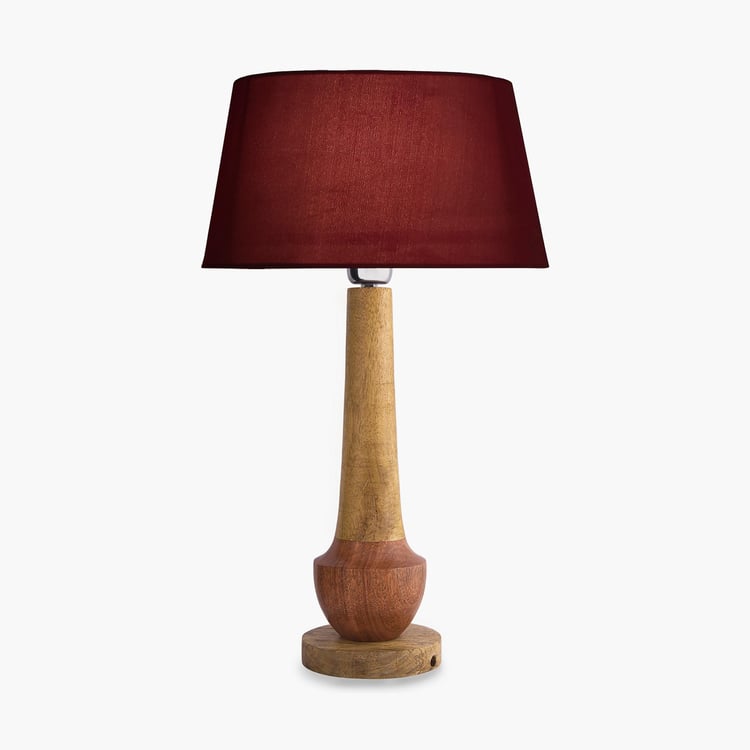 HOMESAKE Wooden Table Lamp