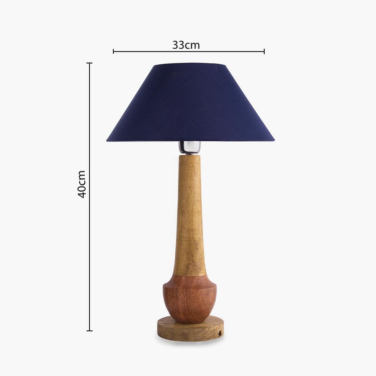 HOMESAKE Wooden Table Lamp