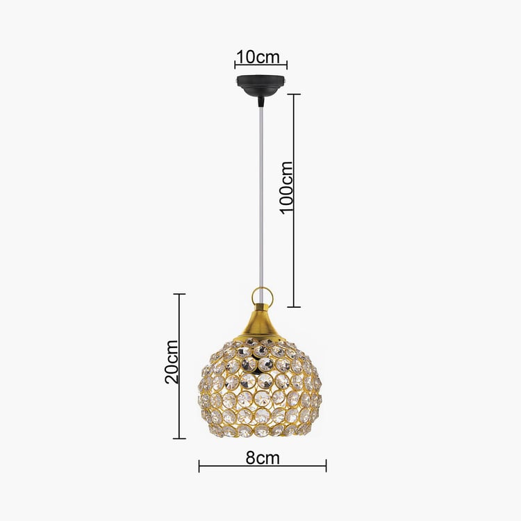 HOMESAKE Crystal Ceiling Lamp