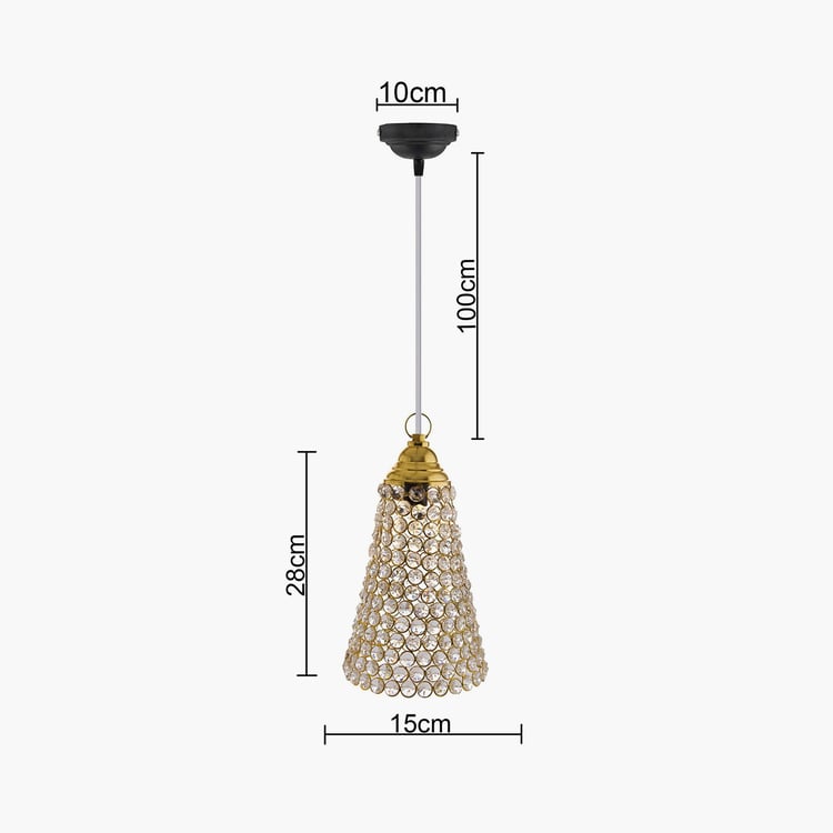 HOMESAKE Crystal Ceiling Lamp