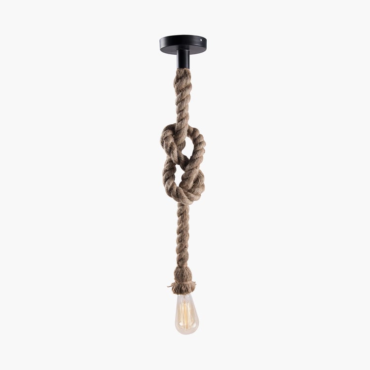 HOMESAKE Jute Ceiling Lamp