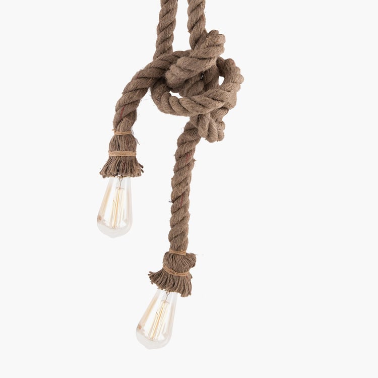 HOMESAKE Jute Ceiling Lamp