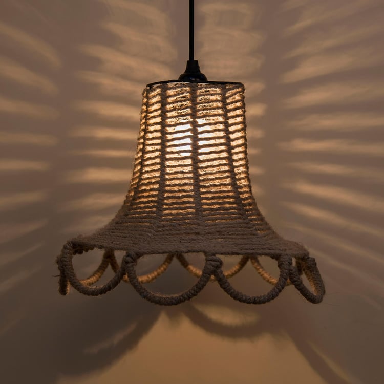 HOMESAKE Jute Ceiling Lamp