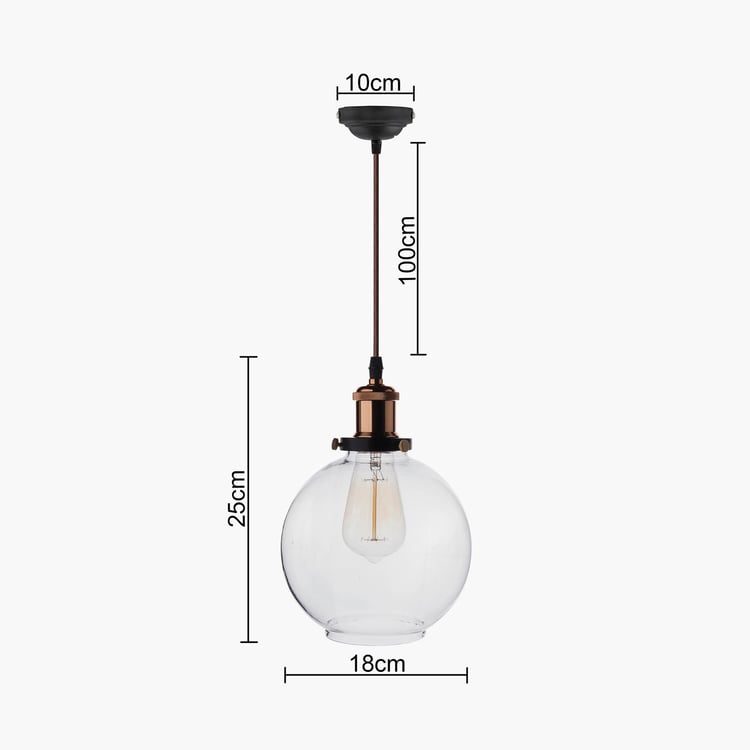 HOMESAKE Glass Ceiling Lamp