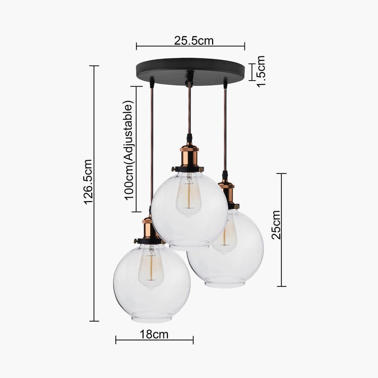 HOMESAKE Metal Cluster Ceiling Lamp