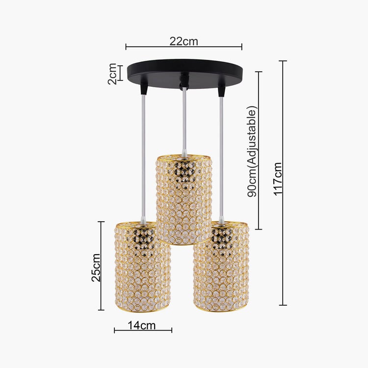 HOMESAKE Metal Cluster Ceiling Lamp