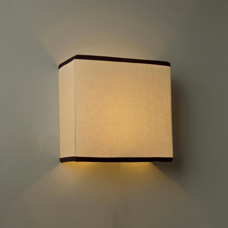 HOMESAKE Metal and Cotton Wall Lamp