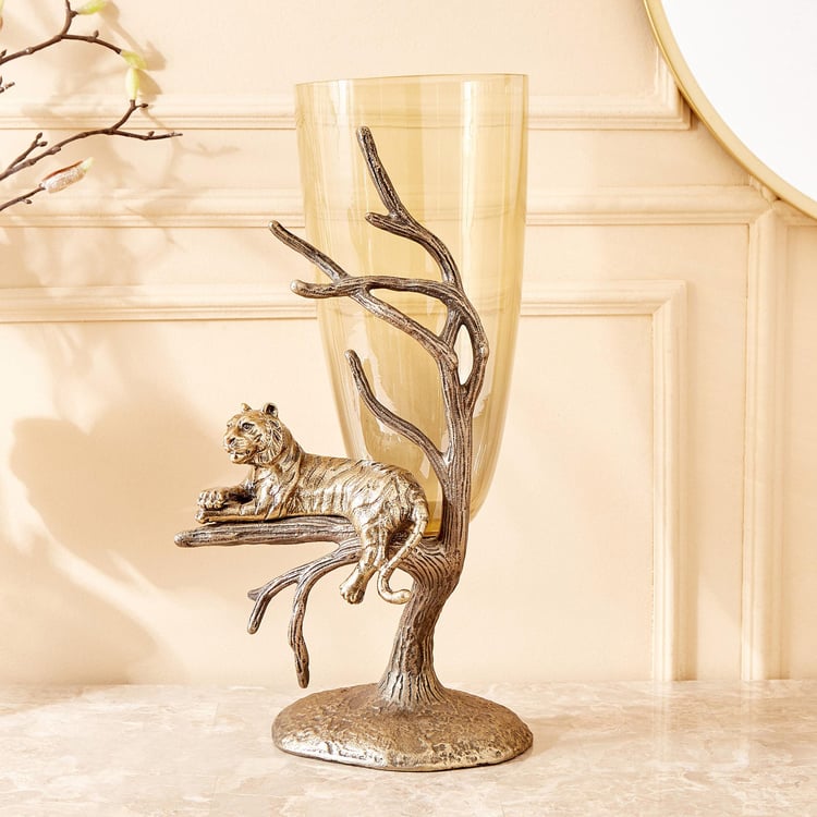 Eternity Vivere Glass Tiger Vase