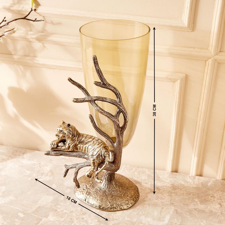 Eternity Vivere Glass Tiger Vase