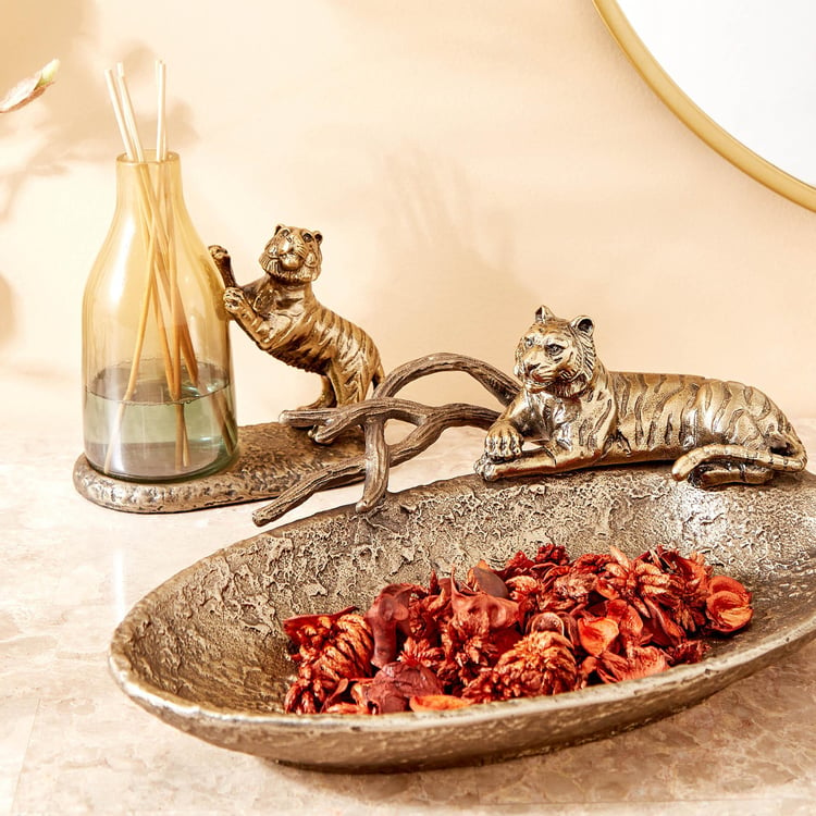 Eternity Vivere Metal Tiger Decorative Platter