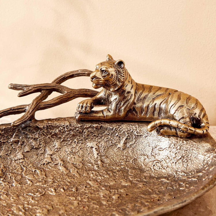 Eternity Vivere Metal Tiger Decorative Platter