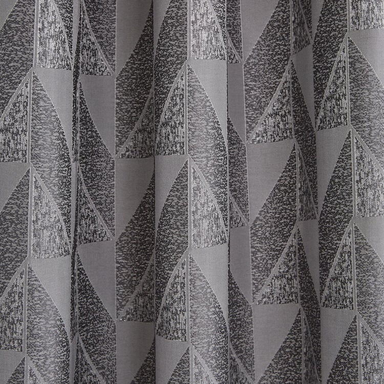 Sketch Set of 2 Jacquard Light Filtering Window Curtains