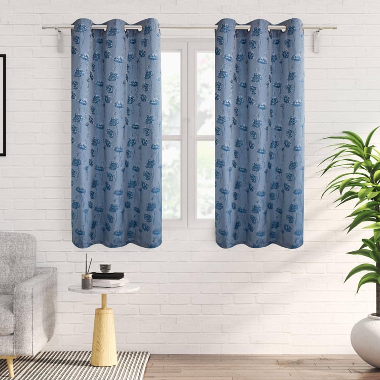 Sketch Set of 2 Jacquard Light Filtering Window Curtains