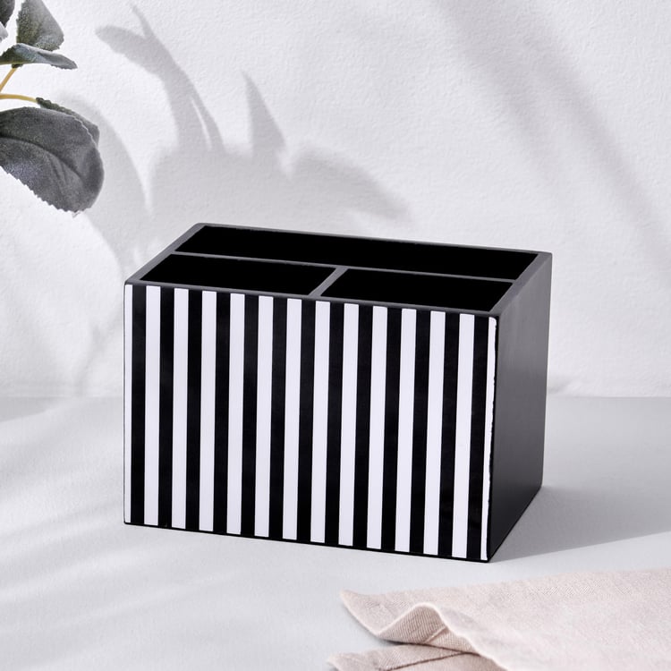 Andrey Charlie Venice Wooden Striped Organiser