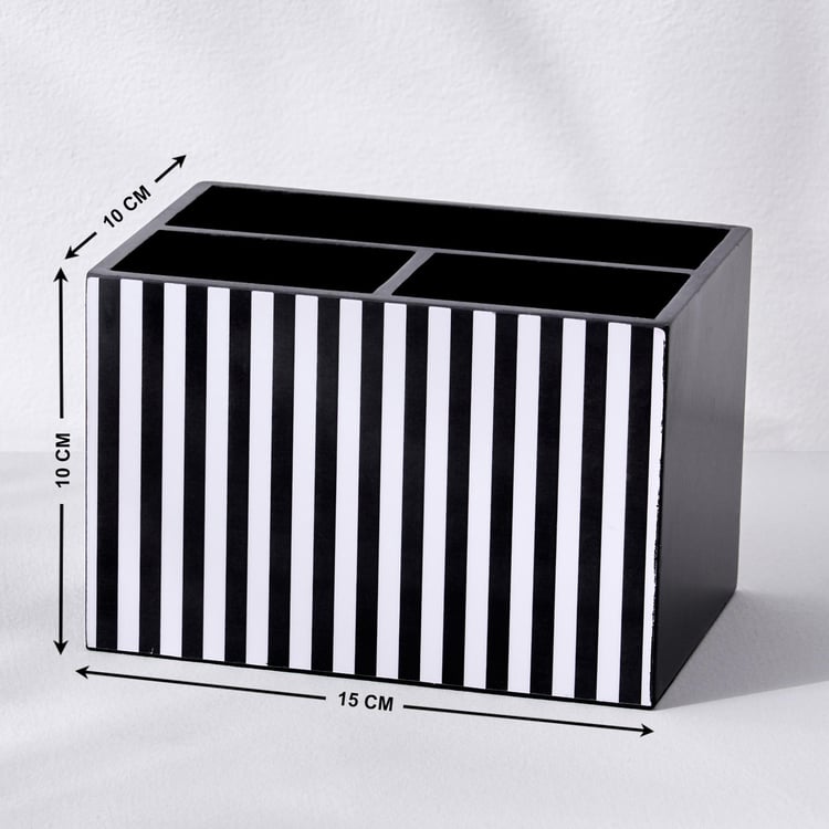 Andrey Charlie Venice Wooden Striped Organiser