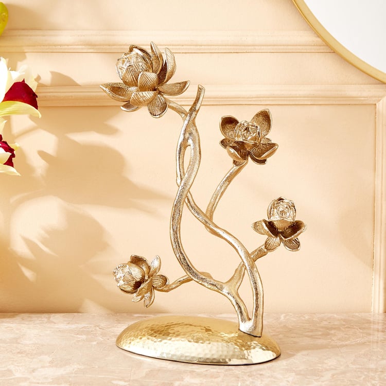 Eternity Vivere Metal Lotus Table Accent