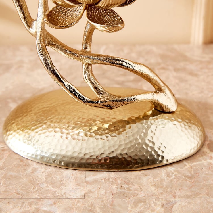 Eternity Vivere Glass Lotus Pedestal Votive Holder