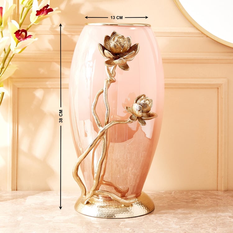 Eternity Vivere Glass Lotus Vase