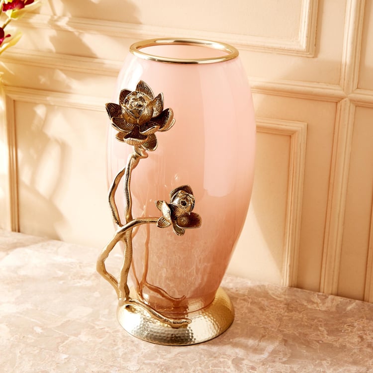 Eternity Vivere Glass Lotus Vase