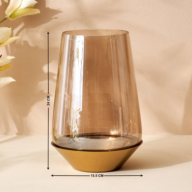 Leon Rims Glass Hurricane Candle Holder