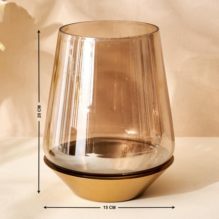 Leon Rims Glass Hurricane Candle Holder