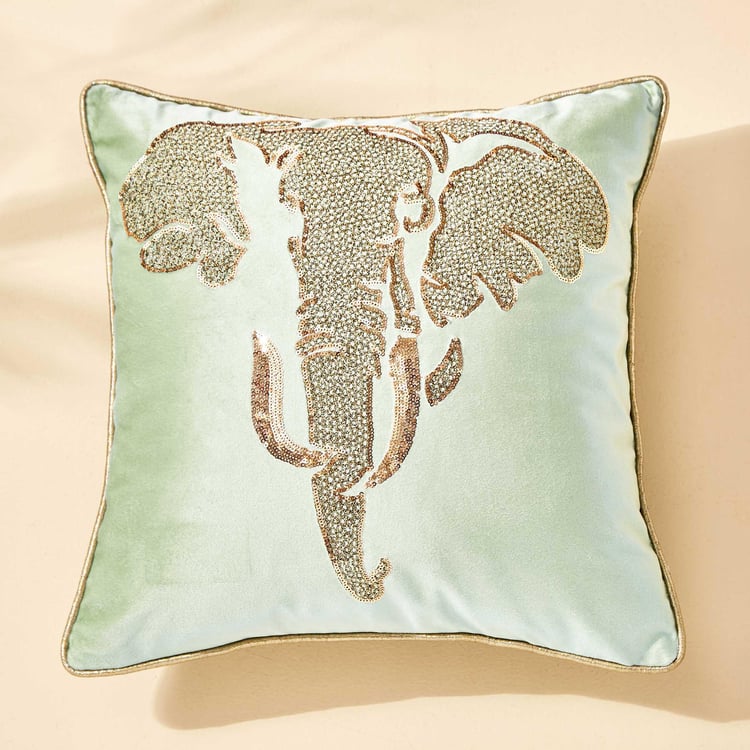 Buy Eternity Vivere Embellished Filled Cushion - 40x40cm from Home ...