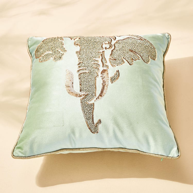 Eternity Vivere Embellished Filled Cushion - 40x40cm