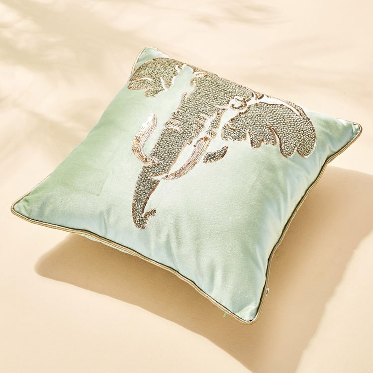 Eternity Vivere Embellished Filled Cushion - 40x40cm