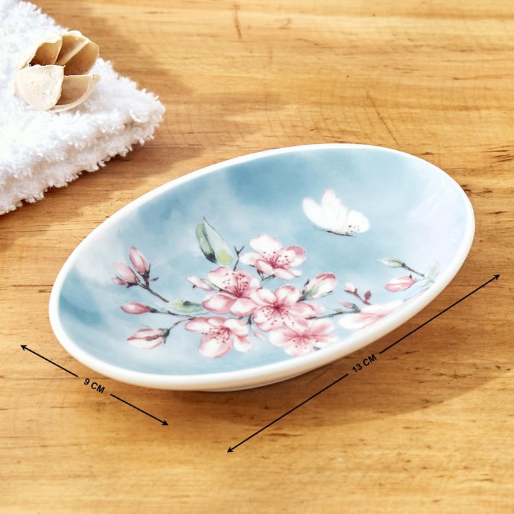 Nova Senorita Ceramic Printed Soap Dish