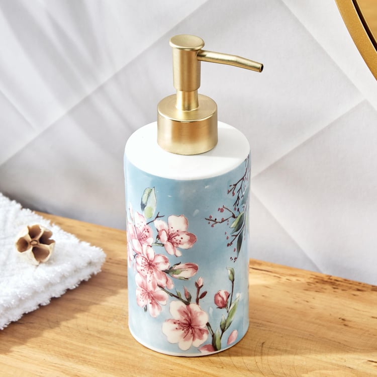 Nova Senorita Ceramic Printed Soap Dispenser - 350ml