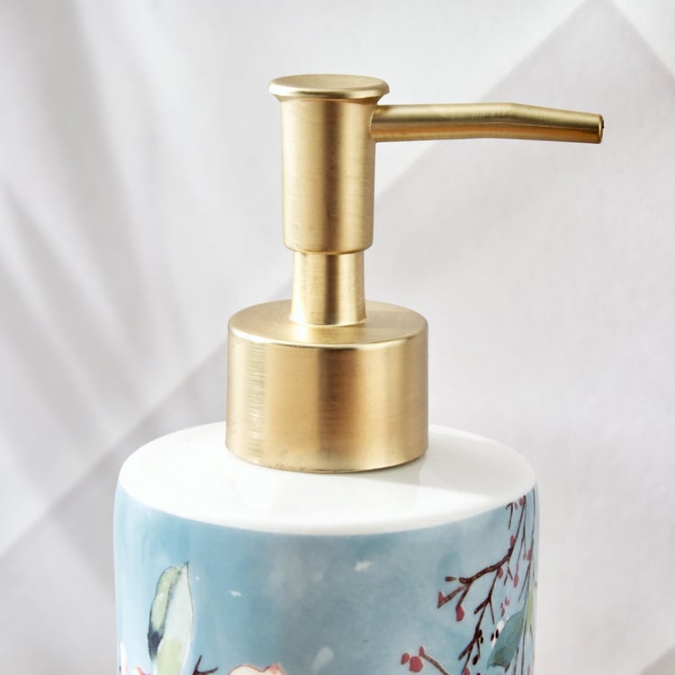 Nova Senorita Ceramic Printed Soap Dispenser - 350ml