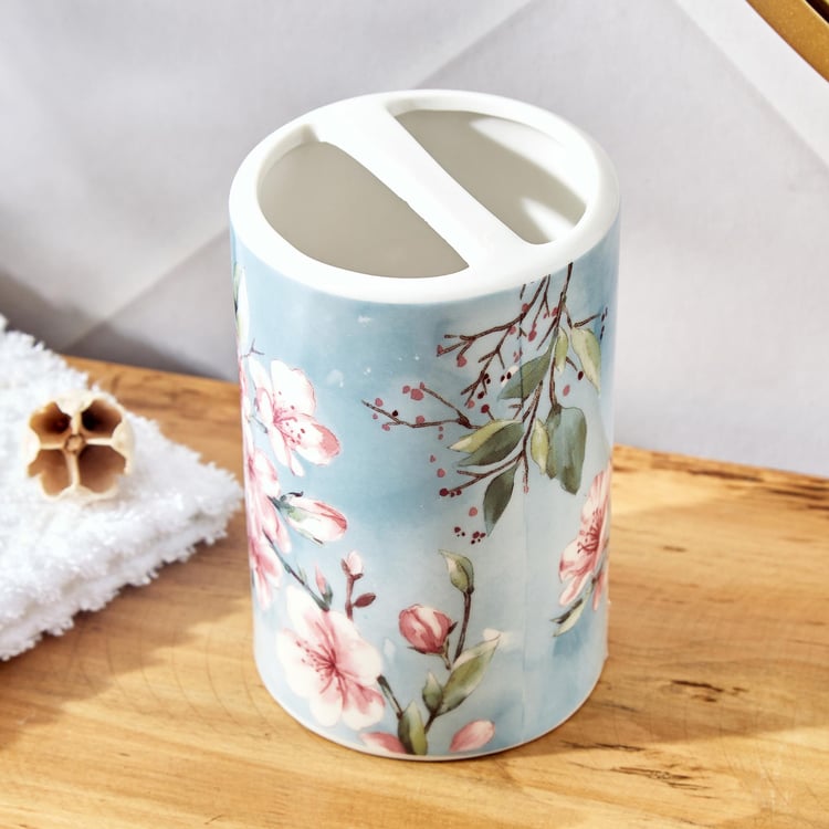 Nova Senorita Ceramic Cherry Blossom Toothbrush Holder