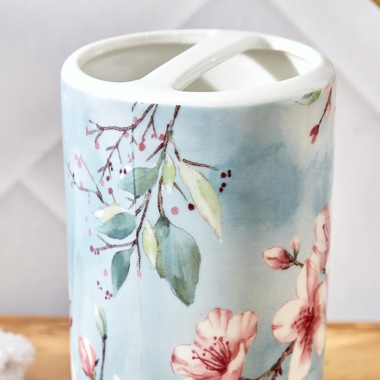 Nova Senorita Ceramic Cherry Blossom Toothbrush Holder