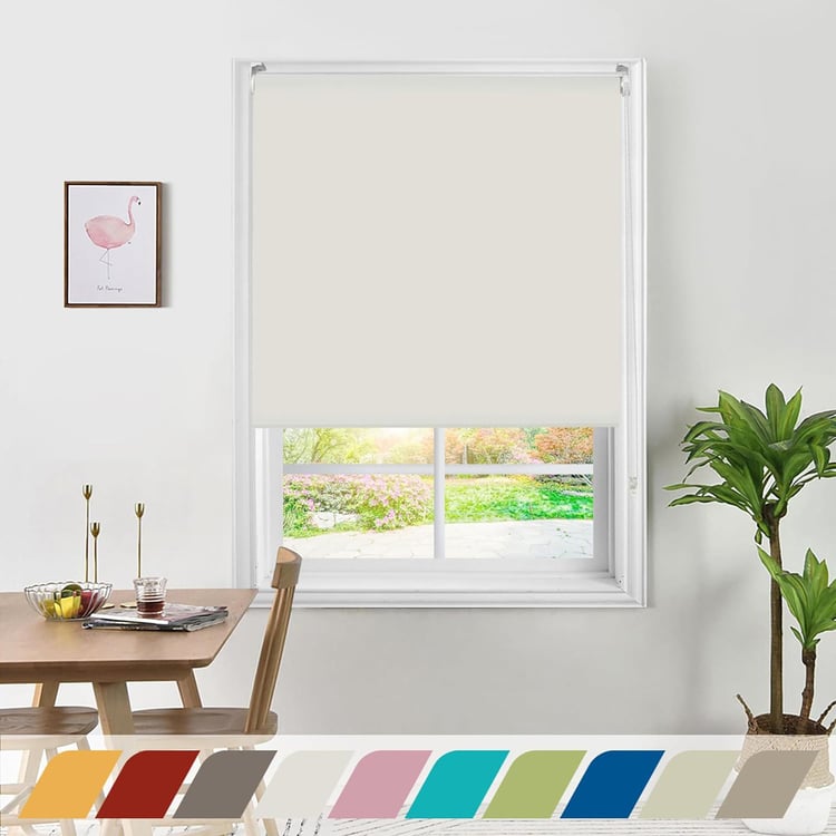 DECO WINDOW White Translucent Roller Blind - 36x84