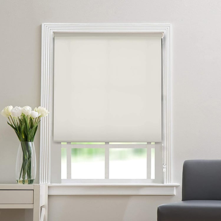 DECO WINDOW White Translucent Roller Blind - 60x84"