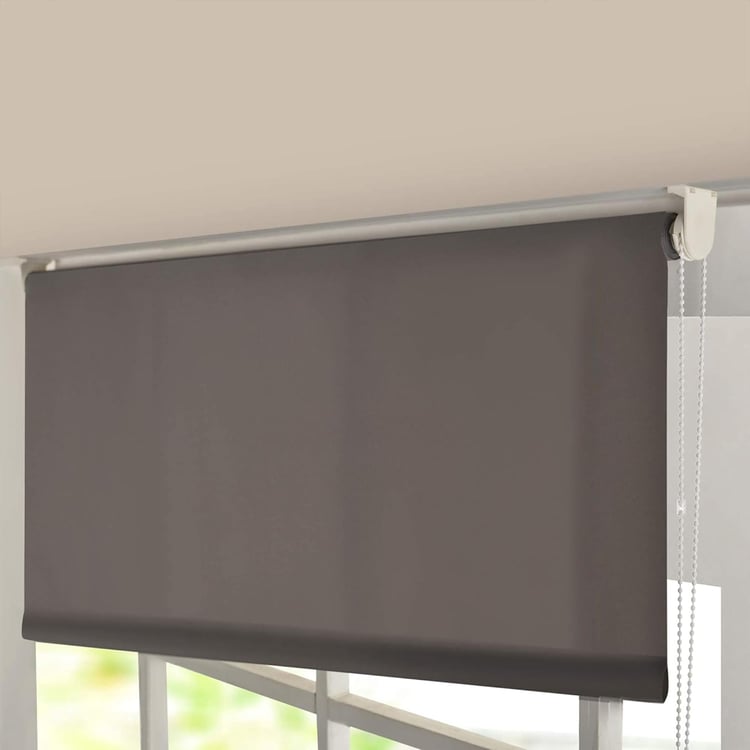 DECO WINDOW Grey Translucent Roller Blind - 54x84"