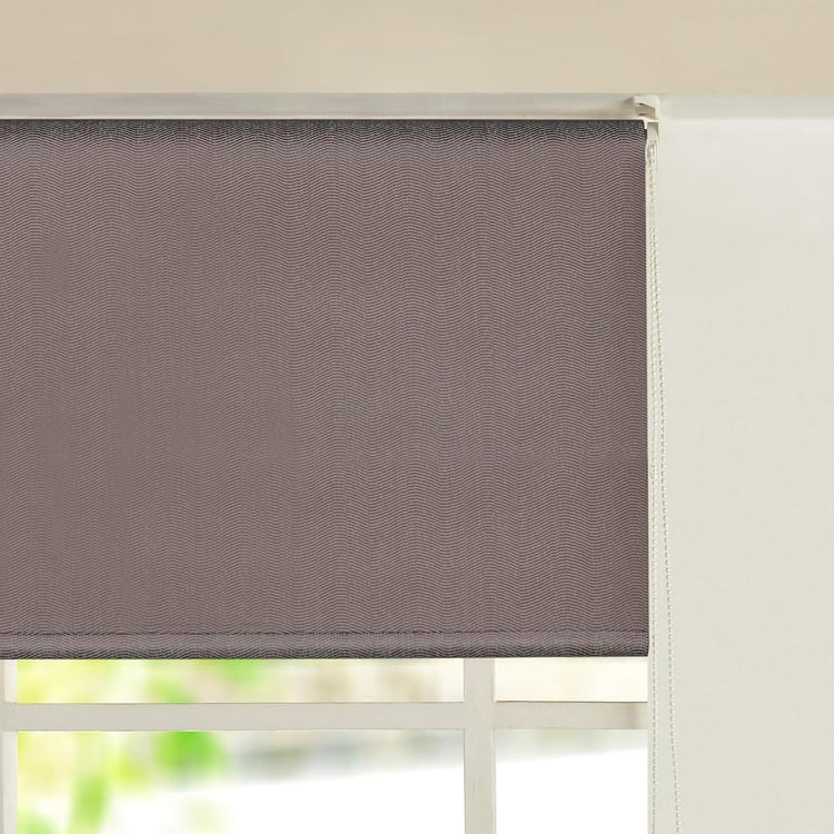 DECO WINDOW Jacquard Blackout Roller Blind - 60x84"