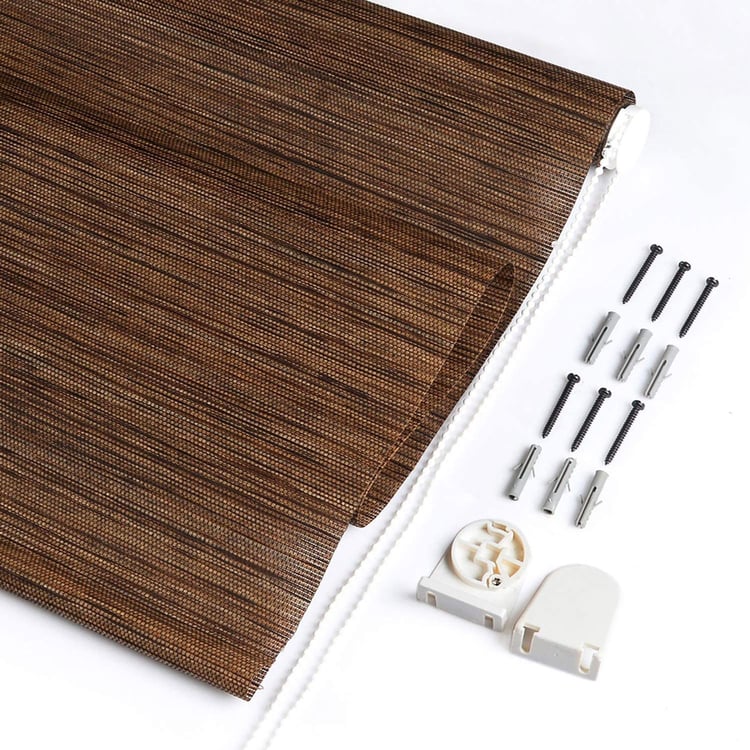 DECO WINDOW Brown Chic Light Filtering Roller Blind - 54x84