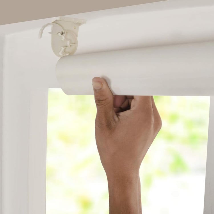 DECO WINDOW White Translucent Roller Blind - 43x84