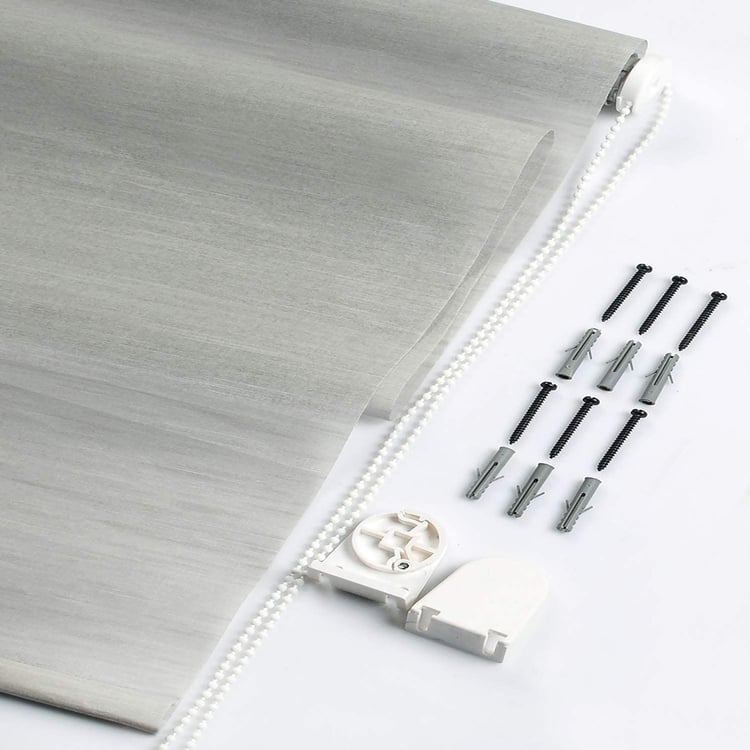 DECO WINDOW Grey Sheer Roller Blind - 36x84