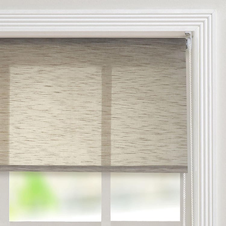 DECO WINDOW Beige Sheer Roller Blind - 39x84"