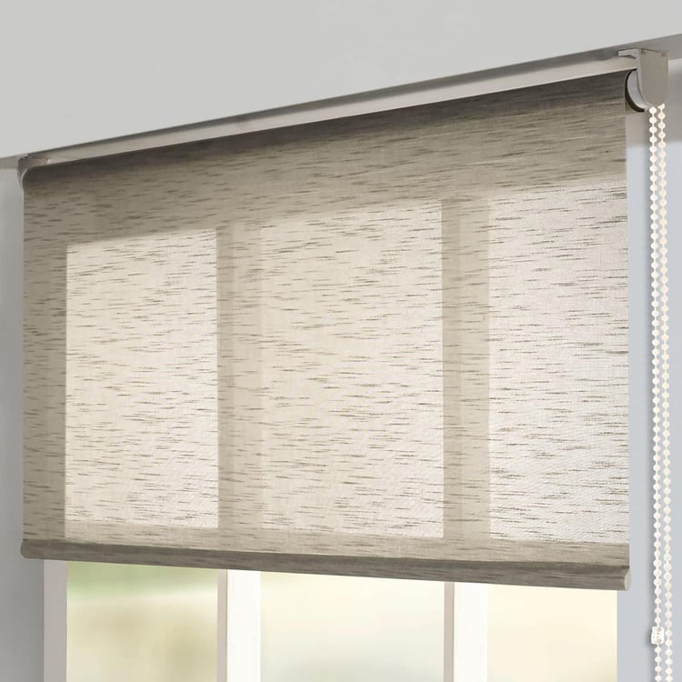 DECO WINDOW Beige Sheer Roller Blind - 41x84