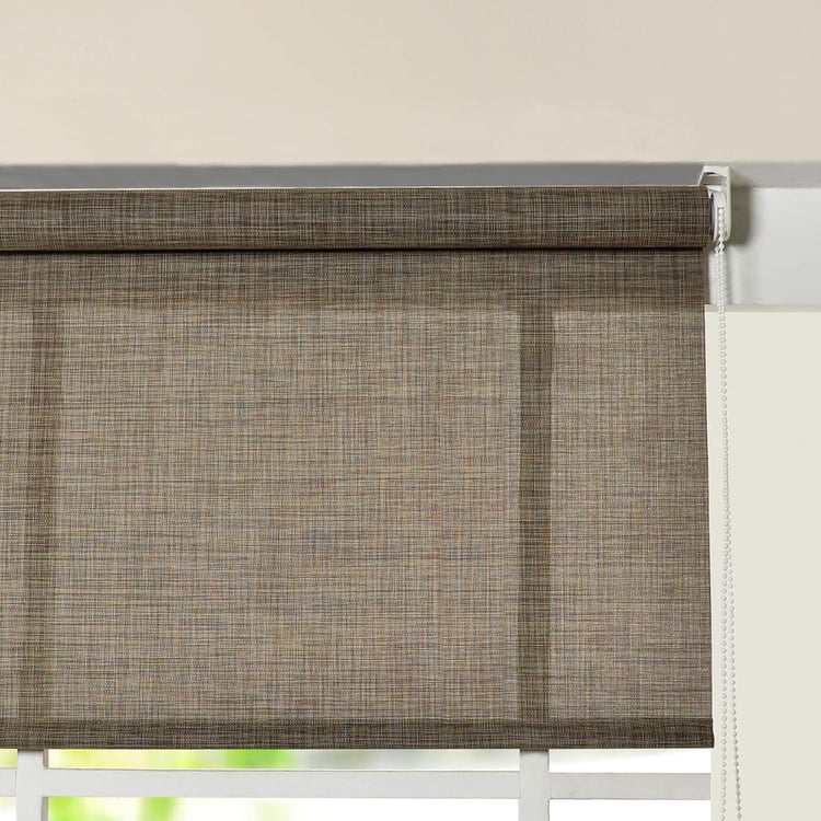 DECO WINDOW Beige Sunscreen Roller Blind - 54x84"