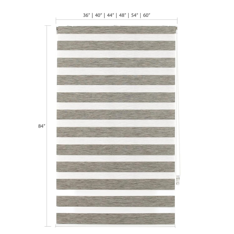 DECO WINDOW Brown Zebra Roller Blind - 60x84
