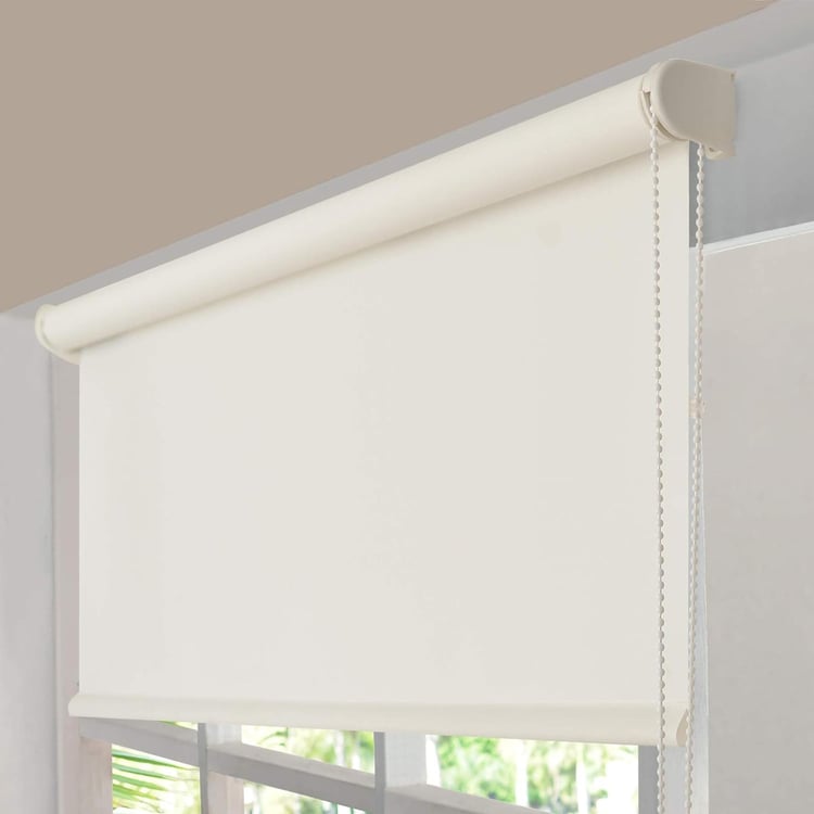 DECO WINDOW White Translucent Roller Blind - 30x84